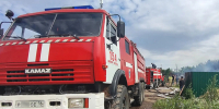Пожарные ИК-5 УФСИН России по Республике Татарстан помогли при тушении пожара - УФСИН РТ