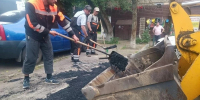 В городе продолжаются ремонтные работы по восстановлению дорожного полотна - Администрация г. Королёв