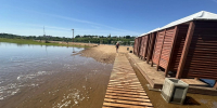 Кировчанам советуют не купаться в Вятке: пляж у «Титаника» подтопило - VyatkaKirov.Ru