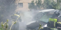 В Мценске загорелись стразу несколько автомобилей - Орловский Вестник