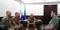 Глава Хасавюрта Корголи Корголиев получил благодарность от командования и бойцов СВО за оказанную поддержку - Администрация МО г. Хасавюрт