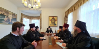 Митрополит Корнилий возглавил совещание в епархиальном управлении - Архангельская епархия