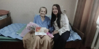 100-летний юбилей труженицы тыла Юлии Александровны Бычковой - Барабинский район