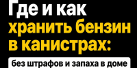 Где и как хранить бензин в канистрах: без штрафов и запаха в доме. - Вель­ский муни­ципаль­ный район