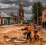 На главной артерии города Ельца — улице Карла Маркса продолжается масштабное обновление коммуникаций. - Министерство ЖКХ