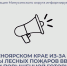 Из-за горящих лесов в крае ввели режим повышенной готовности. - Администрация