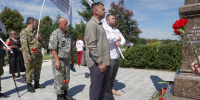 Единая Россия провела в деревне Петрищево патриотический митинг - РузаРИА