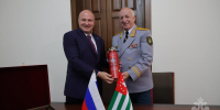 Александр Куренков принял участие в работе Российско-Абхазской комиссии по сотрудничеству в области предупреждения и ликвидации чрезвычайных ситуаций - МЧС Псковской области