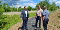 Павел Пронькин проконтролировал благоустройство сельских территорий - Единая Россия