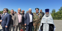 В день участников военных действий состоялось возложение цветов к памятнику Победы - Чебоксарско-Чувашская Епархия