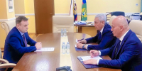 Борис Джанаев и заместитель министра природных ресурсов и экологии РФ Константин Цыганов обсудили вопросы мониторинга окружающей среды - Администрация РСО-А