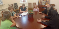 В Духовно-просветительском центре состоялось рабочее совещание владыки Гурия с представителями Приморского индустриального колледжа - Арсеньевская епархия