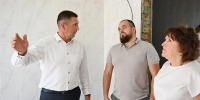 Олег Денисов проконтролировал ход ремонта пищеблока в детсаду №21 в Пензе - ИА PenzaNews
