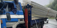 Фото: Полиция Приморья | Большегруз потерял управление и протаранил забор ТЭЦ во Владивостоке - PrimPress.Ru