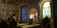 Архиерейское богослужение в Троицком кафедральном соборе г. Щигры. - Щигровская епархия