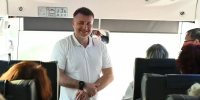 Глава городского округа Серпухов Алексей Шимко встретил семьи военнослужащих, которые вернулись с экскурсии - ОТВ-Серпухов