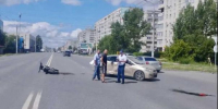 В центре Омска днём питбайк с 17-летним юношей столкнулся с Hyundai - Om1.Ru
