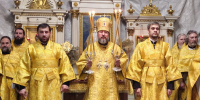 Епископ Вениамин совершил Божественную литургию в субботу 5-й седмицы по Пятидесятнице - Свято-Троицкая Александро-Невская Лавра