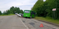 Пять человек пострадали в ДТП с автобусов в Удмуртии - ИА Удмуртия