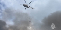 Пожар на площади 5 тыс. кв. метров потушили на складе в Ставрополе - ATVmedia.Ru