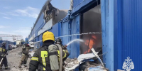 Крупный пожар на складе в Ставрополе полностью ликвидирован - M24.Ru