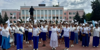 В честь Дня семьи, любви и верности в Муроме состоялась акция «Шагаем вместе» - Progorod33.Ru