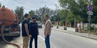В Курске решают проблему с канализационным  коллектором на улице Ольшанского - Городские Известия