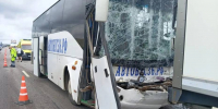 В Воронежской области рейсовый автобус врезался в фуру: пострадали 12 человек - РИА Воронеж