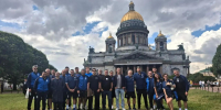Аргентинские футболисты и тренеры побывали на экскурсии по Петербургу - Петербургский дневник