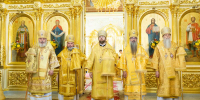 Епископ Тарасий принял участие в соборном архиерейском богослужении в Покровском соборе г. Саратова - Балашовская Епархия