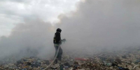 В Умбе пожарным пришлось тушить строительный мусор - Мурманский вестник