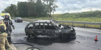 В Суздальском районе после ДТП загорелся легковой автомобиль - Progorod33.Ru