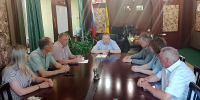 Министр Ришат Алтынбаев и руководитель Верхне-Волжского бассейнового водного управления Александр Гриднев провели рабочее совещание - Минлесхоз Пензенской области