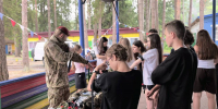 В брянском лагере «Огонек» прошла акция «Каникулы с Росгвардией» - БрянскToday.Ru