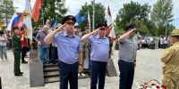 Сотрудники следственного управления приняли участие в церемонии занесения имен погибших военнослужащих в парке Победы на Соколовой горе - Следственное управление