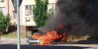 Ford Focus сгорел дотла на парковке в Ямном - ГТРК Воронеж