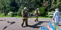 В Елховском районе прошли пожарно‑тактические учения - Центр по делам гражданской обороны, пожарной безопасности и чрезвычайным ситуациям