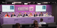 Проректор по образовательной деятельности СПбПУ Людмила Панкова представила опыт взаимодействия Политеха с индустриальными партнёрами в Мультимедийном информационном центре «Известия» - СПб ГПУ