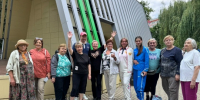 В парке «Юность» прошла оздоровительная зарядка для клуба «Активное долголетие» - Газета Вперёд