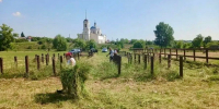 Колоссальная работа по уборке территории, закрепленной за спортивной школой на «Казачьей заставе» — сделана! - Елецкий район