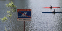Линия буев появилась на Верх-Исетском пруду Екатеринбурга - EaNews.Ru