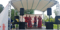 Вокальный ансамбль "Россияне" села Маис принял участие в ежегодной Тихвинской ярмарке. - Никольский район