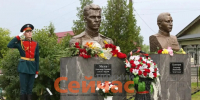 Чинцов и его боевой брат Жумабаев открыли памятник Герою Советского Союза Александру Молеву - ИА Нижний сейчас