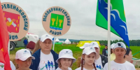 Участие во Всероссийском марафоне «Земля спорта» - Центр соцобслуживания населения