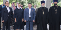 В основание строящегося Храма в честь покровителя русского воинства Георгия Победоносца в Куркине заложили капсулу памяти - Единая Россия