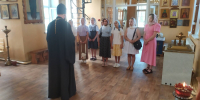 Школьники посетили Покровский храм поселка Вейделевка - Валуйская епархия