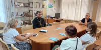 В Школе приёмных родителей «Флагман» прошло очередное занятие с участием священника - Вологодская епархия