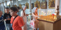 Летняя встреча в Казанском соборе города Людиново - Козельская епархия