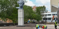 Новый сквер «Сердце Омска» у СКК имени Блинова откроют ко Дню города - Вечерний Омск