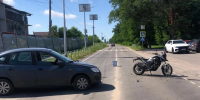 22-летний байкер попал в больницу после столкновения с «Ладой» под Воронежем - ГТРК Воронеж